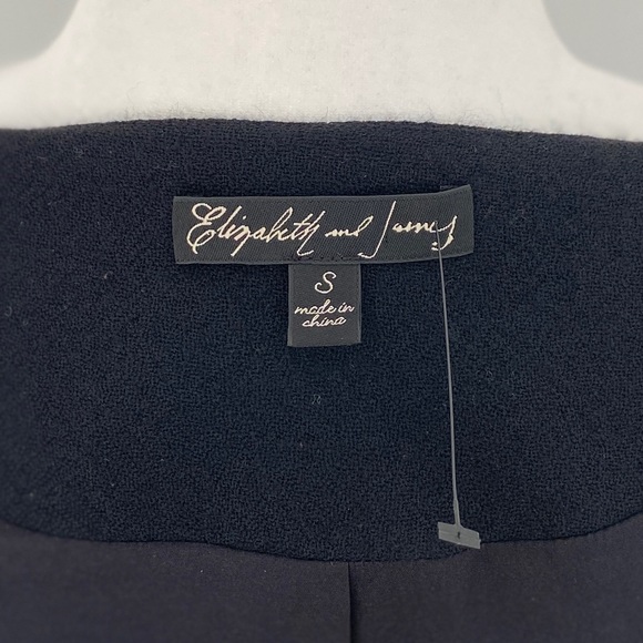 Elizabeth and James Wool Fringe-Trimmed Jacket Sm - Picture 5 of 6